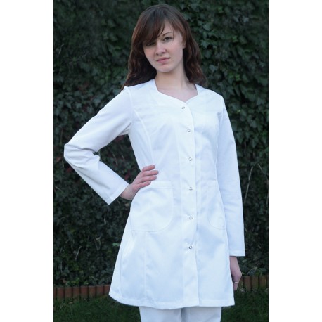 Sukienka medyczna SARA biała