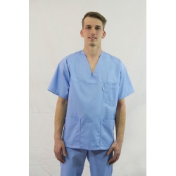 Bluza medyczna męska JAN kolorowa z elanobawełny